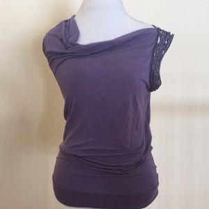 Willi Smith Top, light purple.